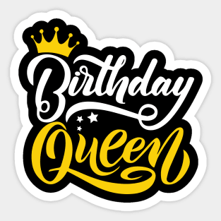 Birthday Queen Sticker